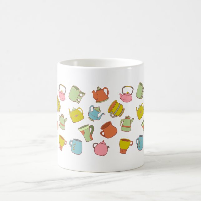 Motif théière et tasse  (Centre)