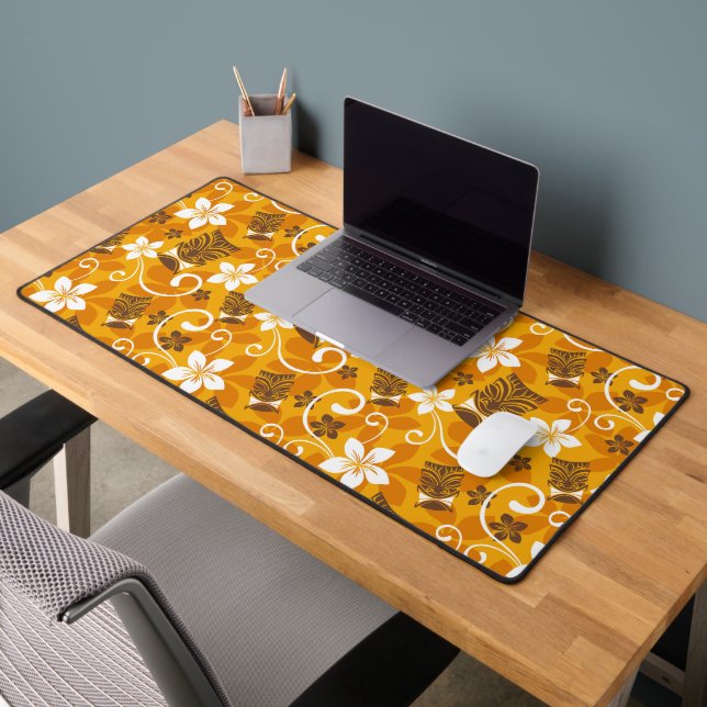 MOTIF TIKI LUAU (ORANGE) (Bureau 2)