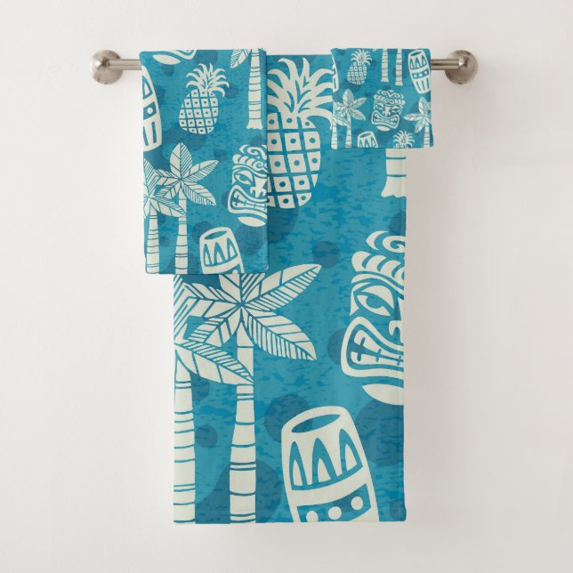 Motif Tiki Rétro Moderne du Milieu du Siècle (En situation)
