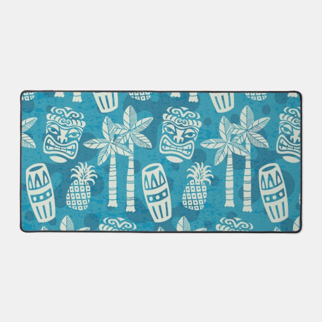 Motif Tiki Rétro Moderne du Milieu du Siècle (Recto)