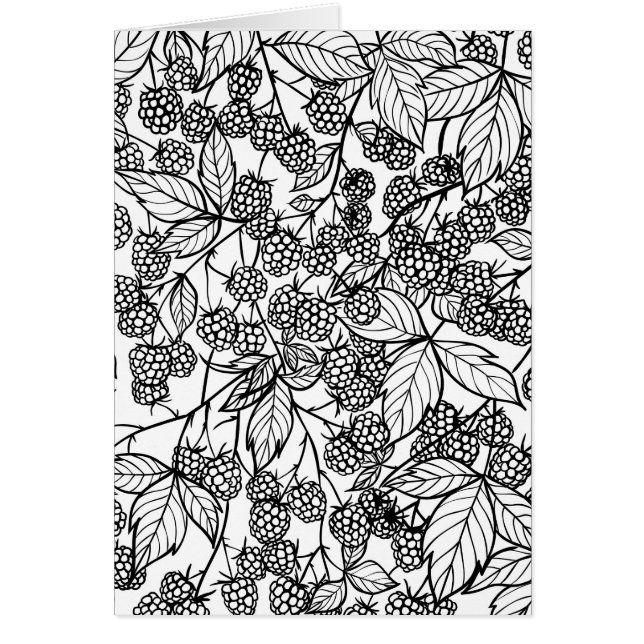 Motif tiré à la main des framboises (Devant)
