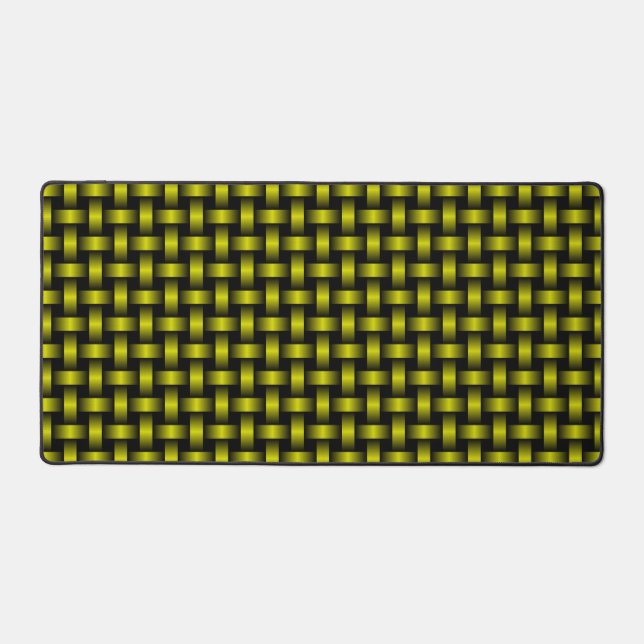 Motif Tissé Jaune Noir (Recto)