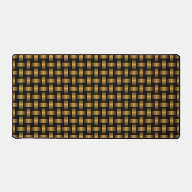 Motif Tissé Orange Noir (Recto)