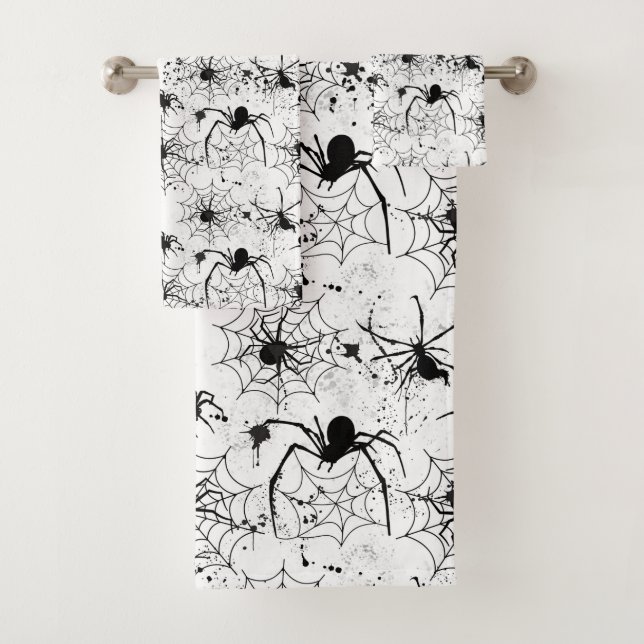 Motif Toile d'araignée Halloween  (En situation)