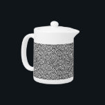 Motif tourbillon japonais - blanc et noir<br><div class="desc">Reproduction numérique d'un motif tourbillon extensible basé sur des modèles textiles japonais traditionnels,  représente l'eau ou la brume - motif tourbillon noir avec un arrière - plan blanc</div>