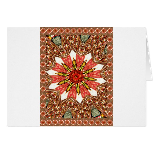 Motif traditionnel d'Asie africaine (Devant horizontal)
