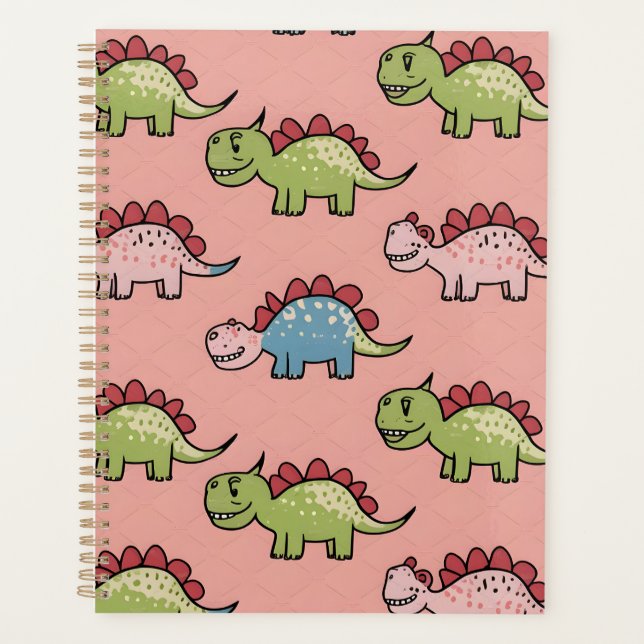 Motif transparent de dinosaure mignon (Devant)