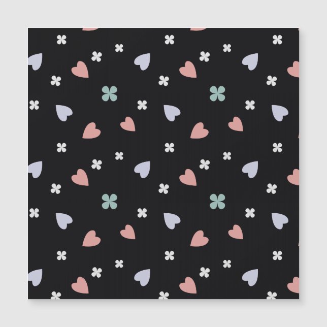Motif Trèfle et Cœurs (Devant)