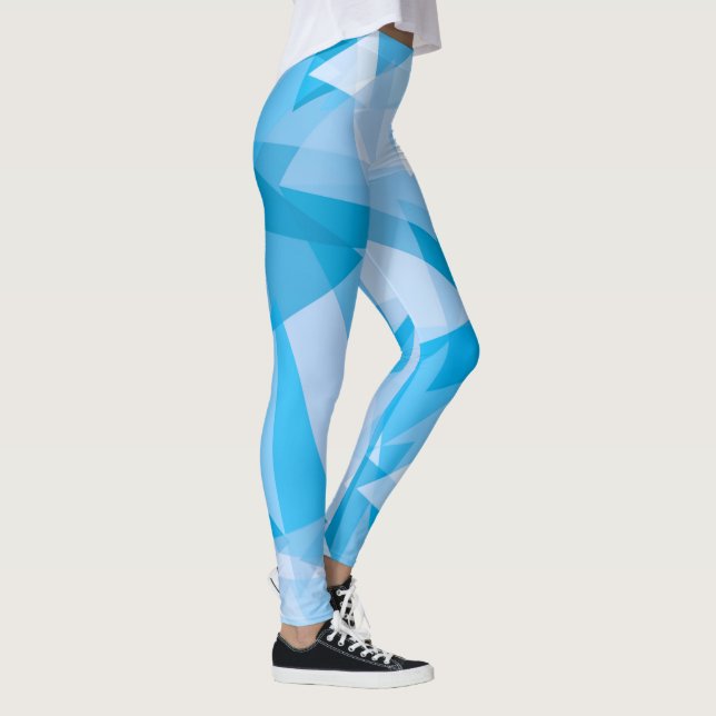 Motif triangle géométrique Abstrait | Legging (Droite)