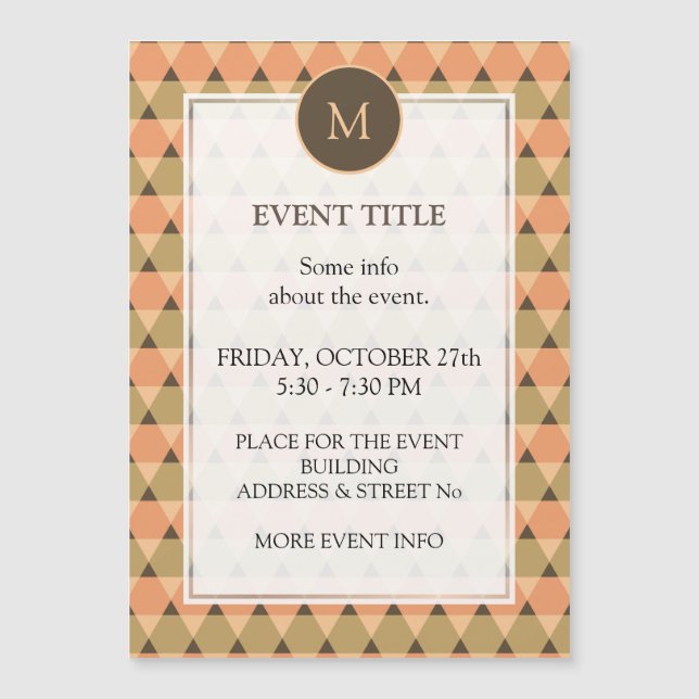 Motif triangles (Devant)