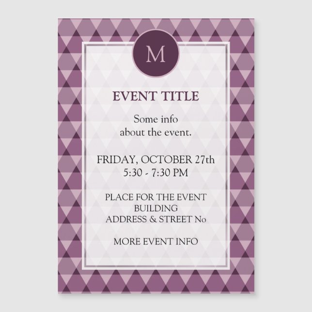 Motif triangles (Devant)