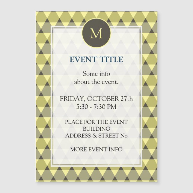 Motif triangles (Devant)