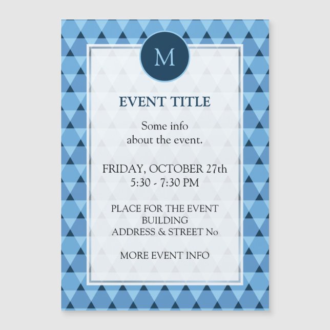 Motif triangles (Devant)