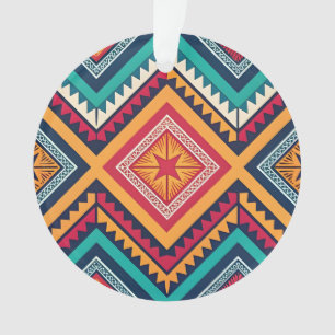 Motif tribal coloré