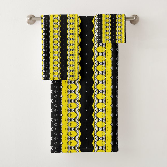 Motif tribal marron et noir (En situation)