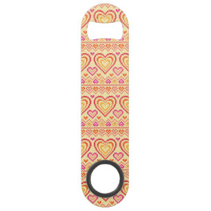 Motif tricoté par Saint-Valentin