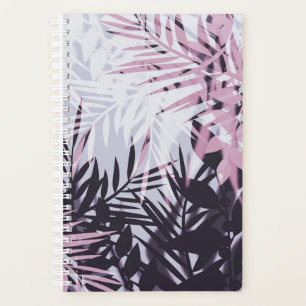 Motif tropical bleu clair