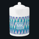 motif turquoise et Amethyst iKat ZigZag<br><div class="desc">Purple et Turquoise Tribal iKat ZigZag Nous célébrons les nouvelles tendances de couleur 2013 dans ce motif tribus marron violet et turquoise - en utilisant les couleurs de la nouvelle COLOR PALETTE 2013 - Nous avons laissé toutes les images utilisées dans ce design personnalisable - Vous pouvez jouer avec eux...</div>