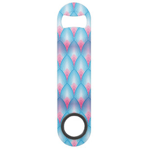 Motif turquoise et rose de pétale