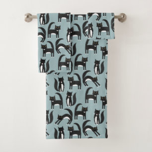 Motif Tuxedo noir et blanc