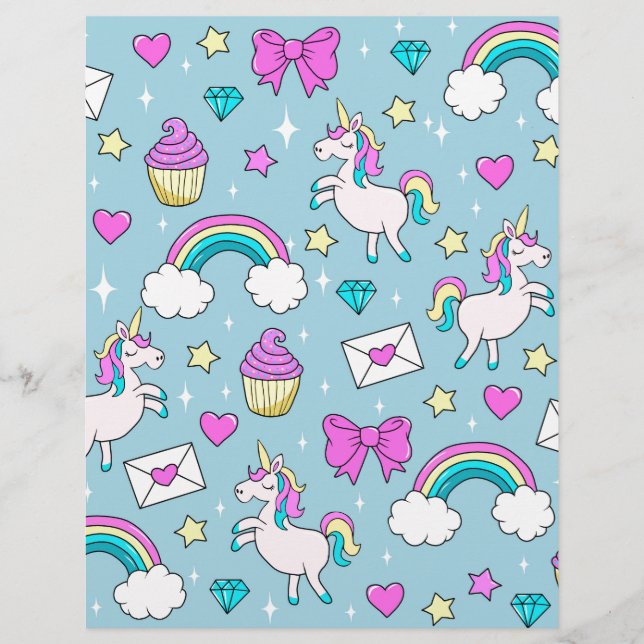 Motif Unicorn mignon (Devant)