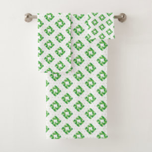 Motif vert de dent de plaid