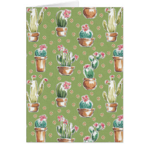 Motif vert d'étape de fleur de désert