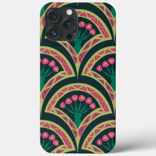motif vert en forme de coque