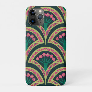 motif vert en forme de coque