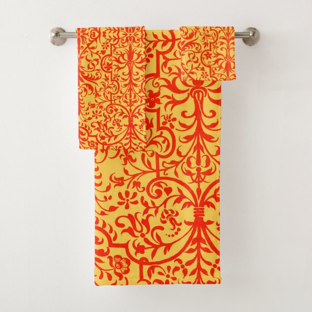 Motif victorien orange (En situation)