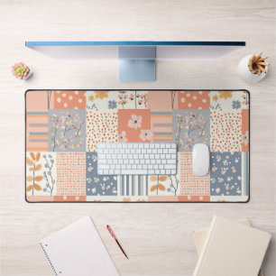 Motif vintage à écailles florales - Pastel (9)