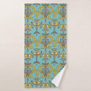 Motif vintage Art Nouveau sans faille. paroi vinta