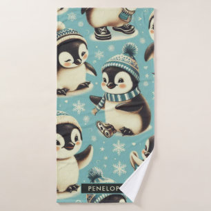 Motif vintage Cute Penguin