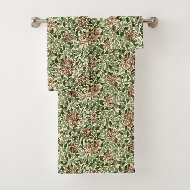 Motif vintage de chèvrefeuille de William Morris (En situation)