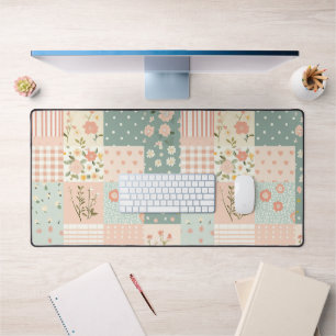 Motif vintage en écorce florale - Pastel (6)