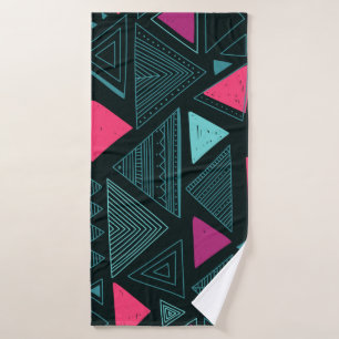 Motif vintage et transparent avec boho tribal ethn
