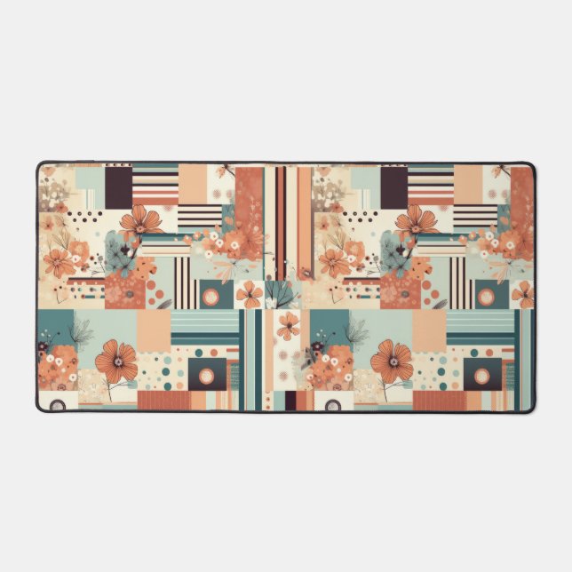 Motif vintage Floral & Caméra (4) (Recto)