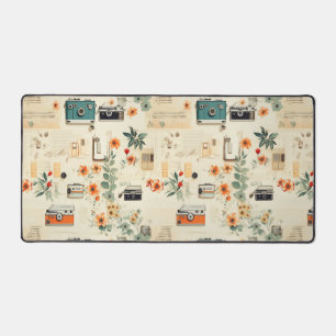 Motif vintage Floral & Caméra (6)
