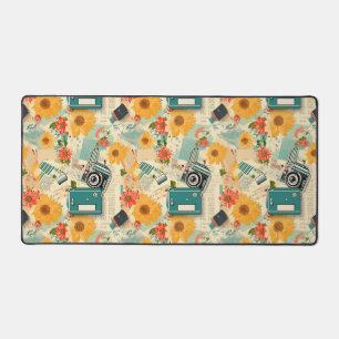 Motif vintage Floral & Caméra (8)