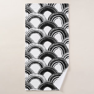 motif vintage sans soudure avec brosse sèche arché