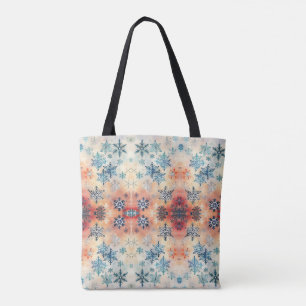 Motif vintage Snowflakes - Sac fourre-tout