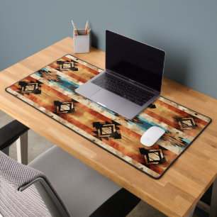 motif western en faux bois cool