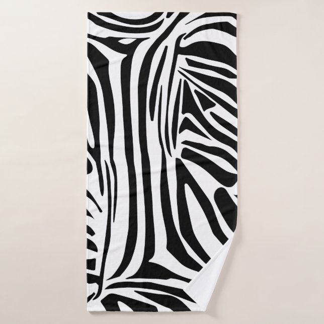 Motif zèbre (Serviette de bain)