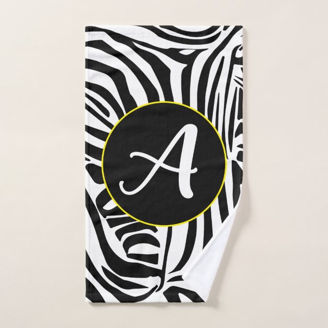Motif Zèbre (Serviette à main)
