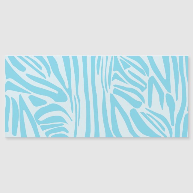 Motif Zèbre Bleu (Devant)