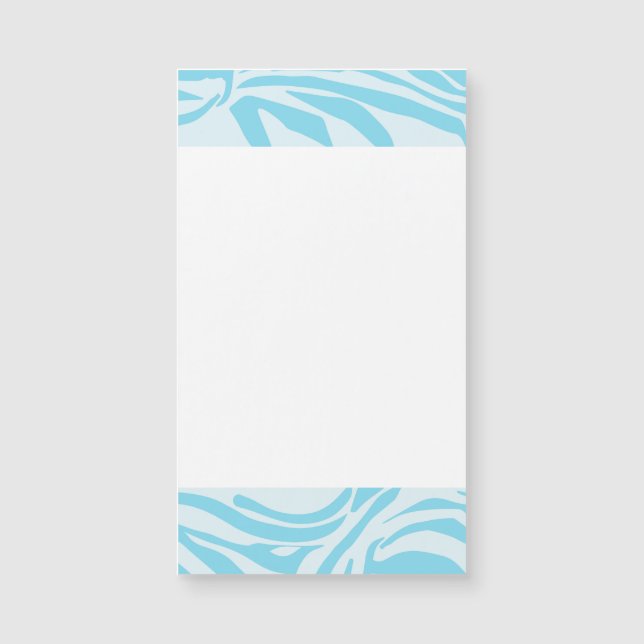 Motif Zèbre Bleu (Devant)