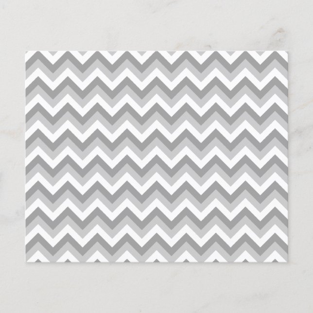 Motif Zigzag gris et blanc. (Devant)