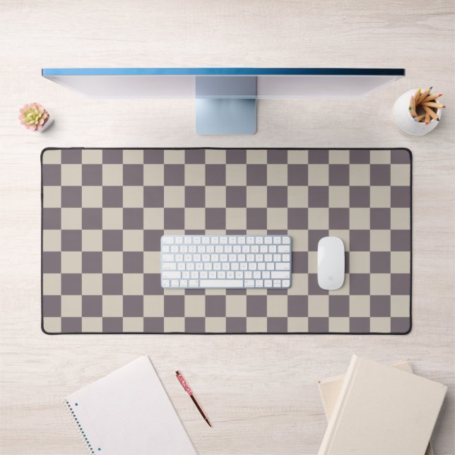 Motifs Crème Beige, Damier Vérifié Damier (Bureau 1)