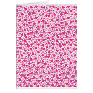 Motifs de coeur rose