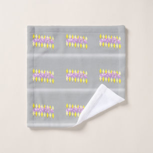 Motifs de diamant avec graphisme d'art violet tapi